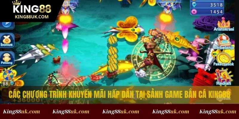 Bắn Cá Ăn Xu Đổi Thưởng – An Toàn, Không Giật Lag 3 Các chương trình khuyến mãi hấp dẫn tại sảnh game bắn cá King88