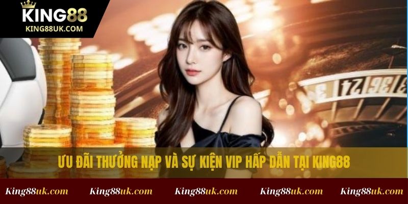 Ưu đãi thưởng nạp và sự kiện VIP hấp dẫn tại King88